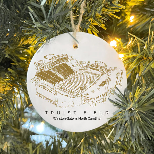 Truist Field - Wake Forest Demon Deacons football,College Football Ceramic Christmas Ornament