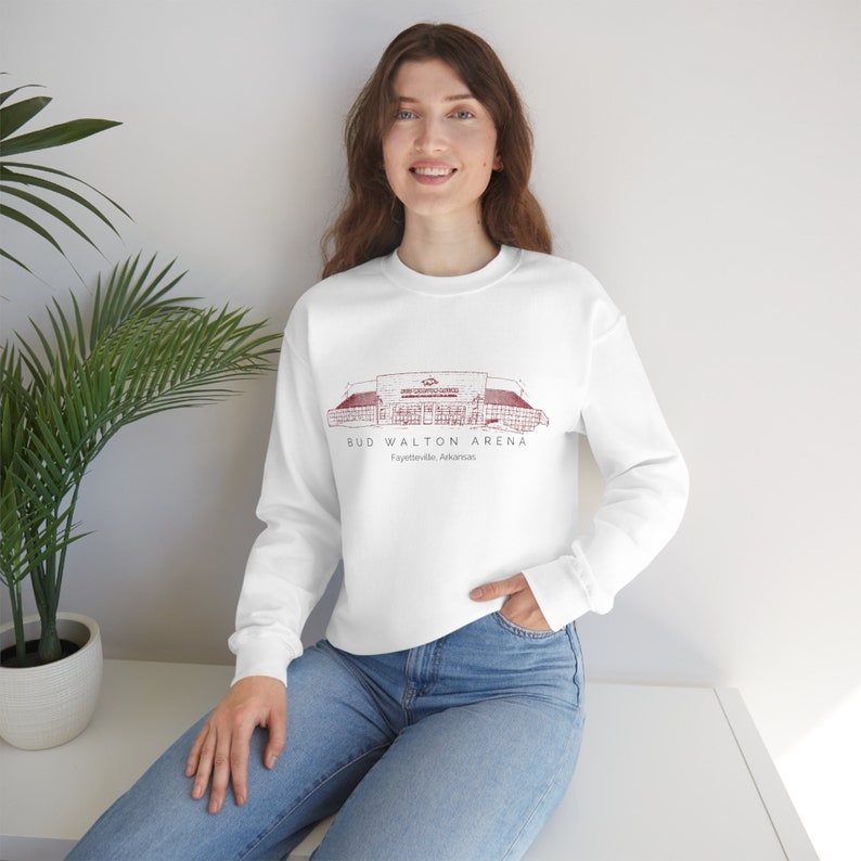 Bud Walton Arena - University of Arkansas Stadium Unisex Crewneck Sweatshirt