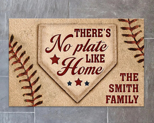 Baseball Welcome Mat, Absorbent Home Non-Slip And Wear-Resistant Baseball Mat For Front Door