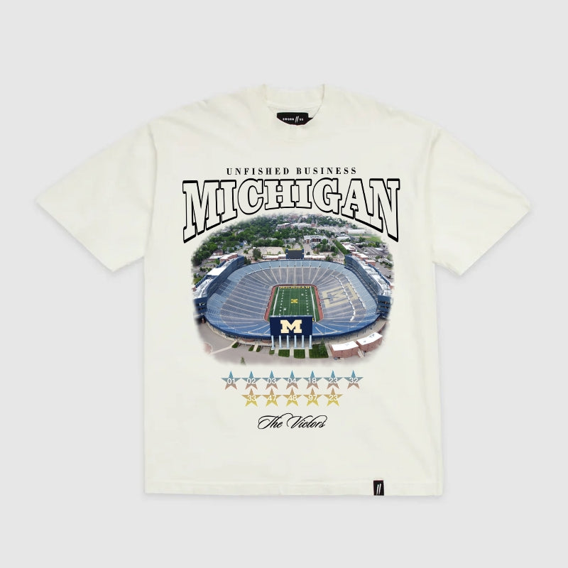 Unfinished Business Tee - Michigan Stadium