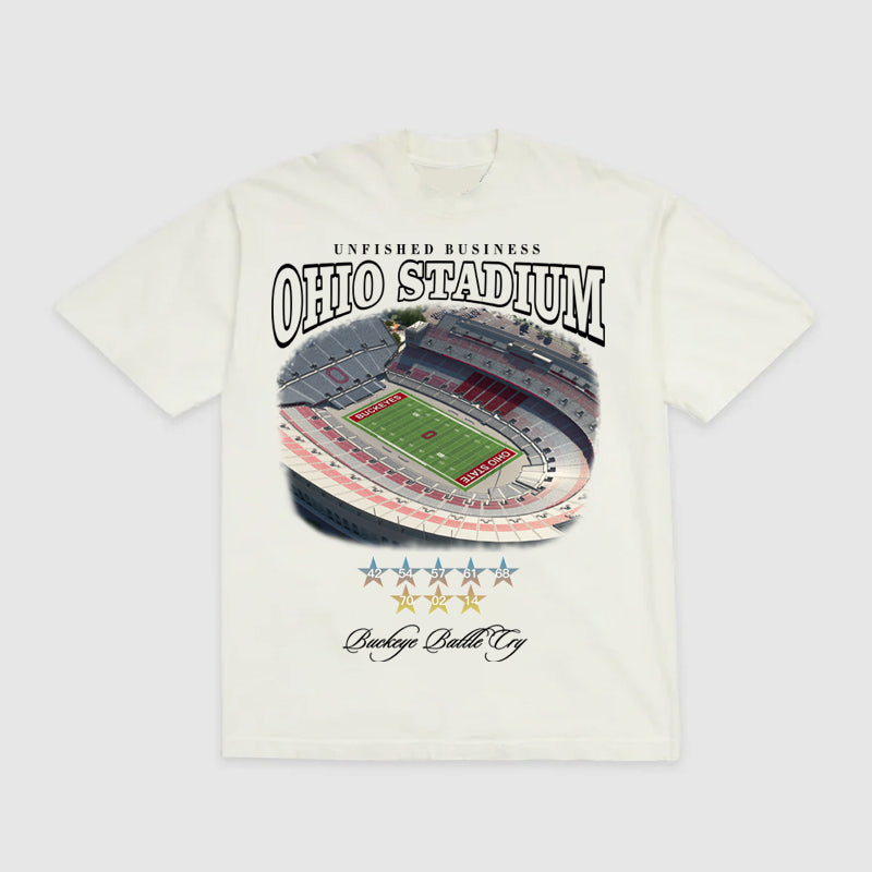 Unfinished Business Tee - Ohio Stadium