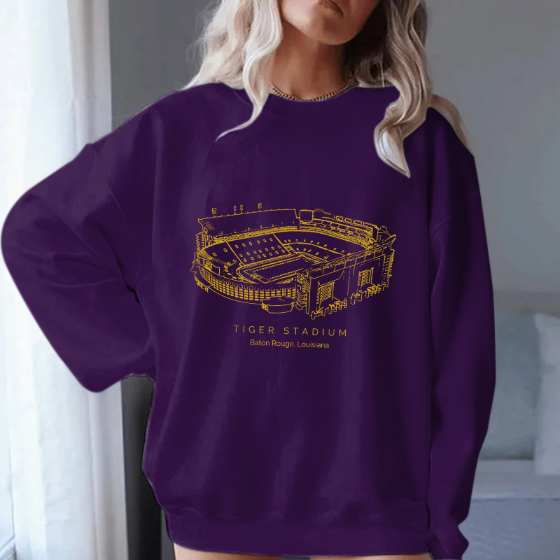 LSU Stadium Unisex Crewneck Sweatshirt