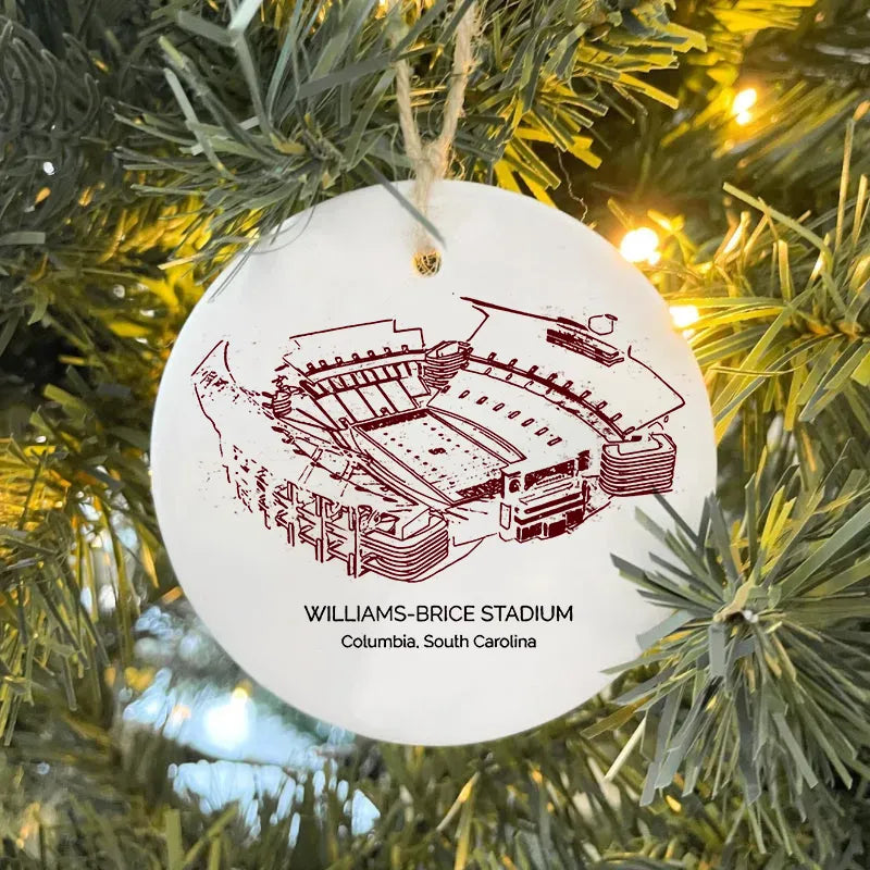 Williams–Brice Stadium - South Carolina Gamecocks football,College Football Ceramic Christmas Ornament