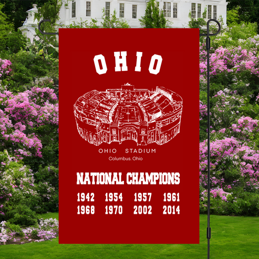 Ohio State Buckeyes football 2014 Football Playoff National Champions, Garage, Dorm, Outdoor Decoration