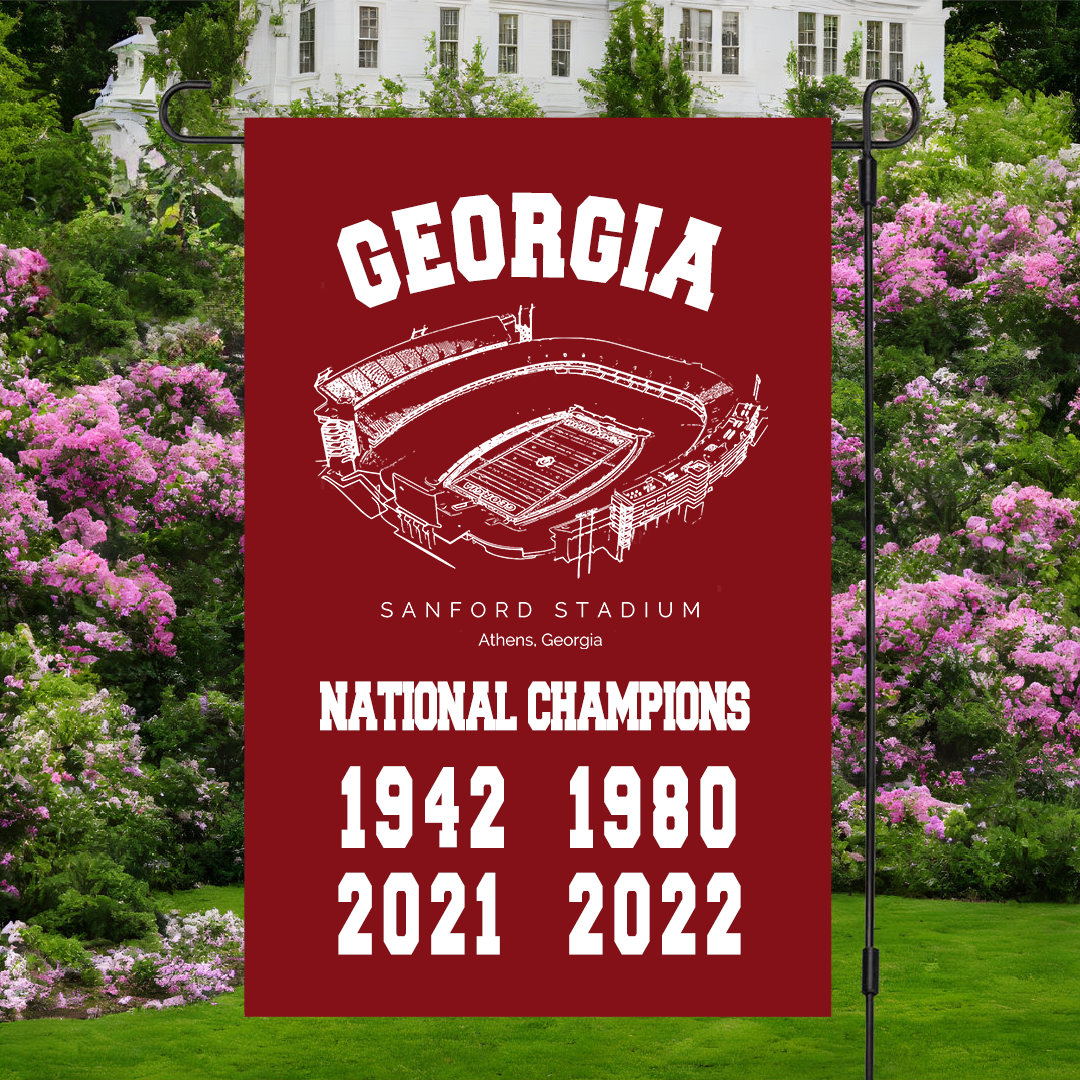 Georgia Bulldogs football 2022 Football Playoff National Champions, Garage, Dorm, Outdoor Decoration