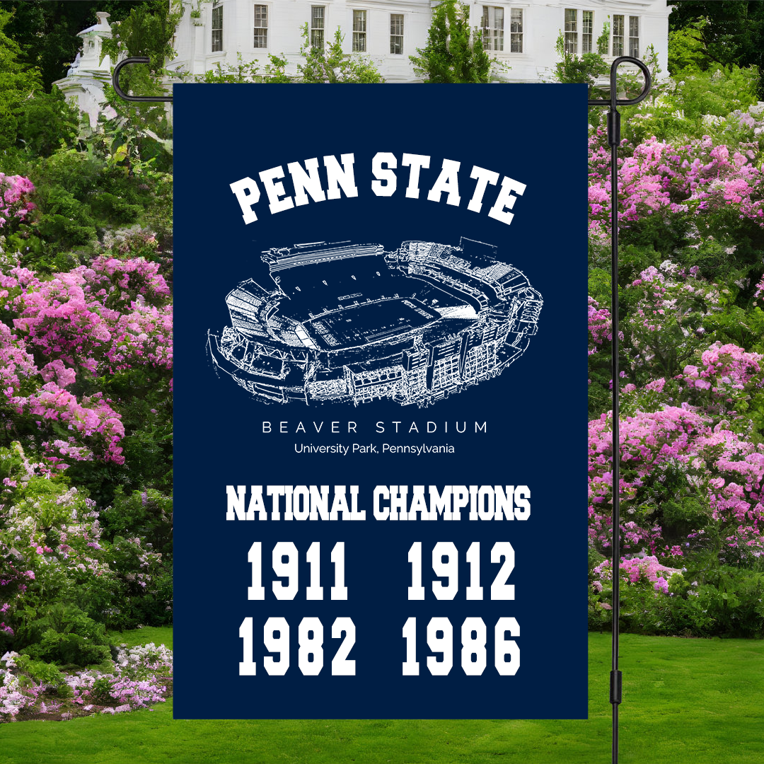 Penn State Nittany Lions football 1986 Football Playoff National Champions, Garage, Dorm, Outdoor Decoration