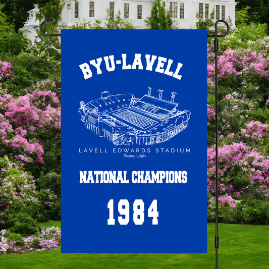 BYU Cougars football 1984 Football Playoff National Champions, Garage, Dorm, Outdoor Decoration