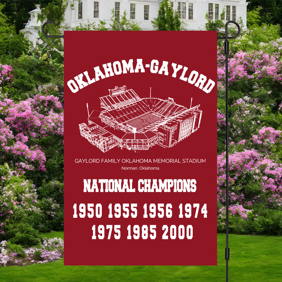 Oklahoma Sooners football 2000 Football Playoff National Champions, Garage, Dorm, Outdoor Decoration