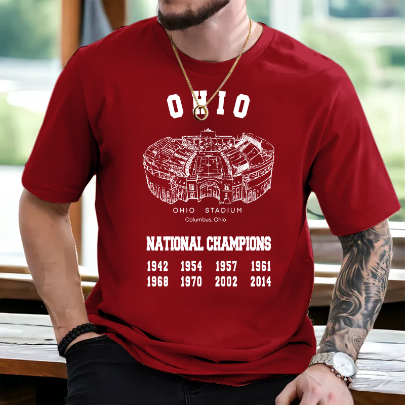 Ohio State University Stadium Champion Unisex Crewneck Sweatshirt