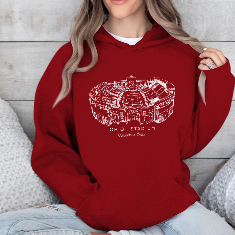 Ohio State University Stadium Unisex Crewneck Sweatshirt