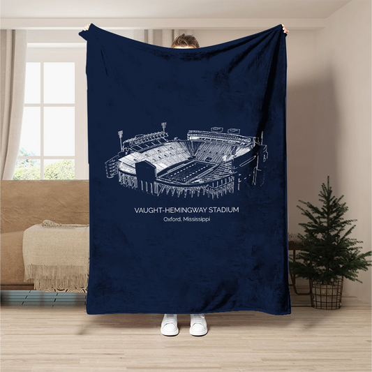 Vaught–Hemingway Stadium - Ole Miss Rebels football, College Football Blanket