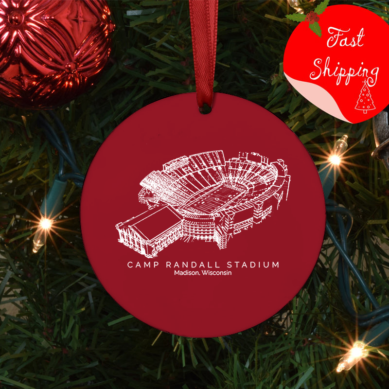 Camp Randall Stadium - Wisconsin Badgers football,College Football Ceramic Christmas Ornament