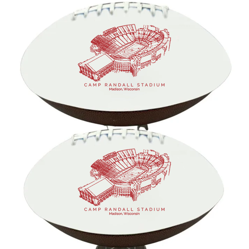 Camp Randall Stadium - Wisconsin Badgers football, Stipple Art College Football