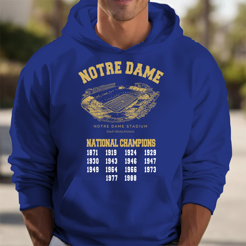 Notre Dame Stadium - University of Notre Dame, Champion Crewneck Sweatshirt