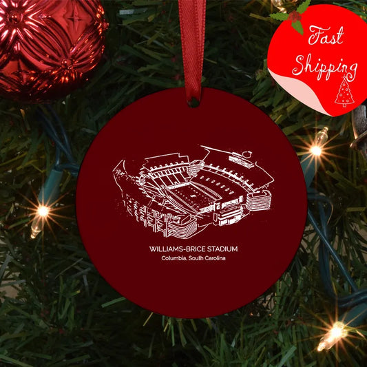 Williams–Brice Stadium - South Carolina Gamecocks football,College Football Ceramic Christmas Ornament