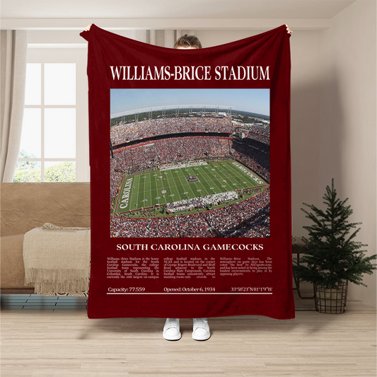 Williams–Brice Stadium - Highlight Moment Blanket,South Carolina Gamecocks football