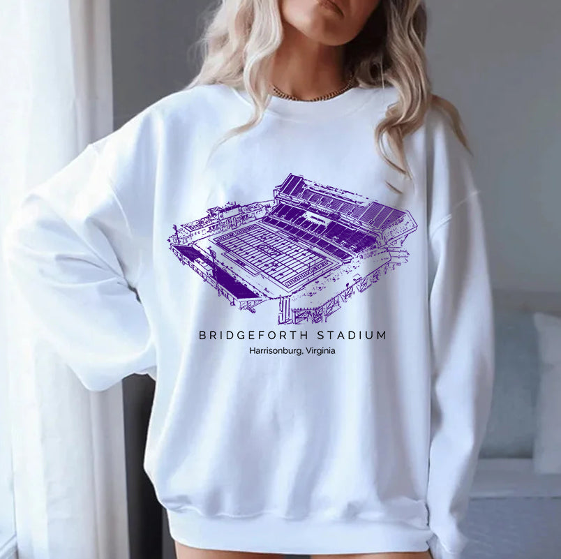 Bridgeforth Stadium James Madison University Unisex Crewneck Sweatshirt