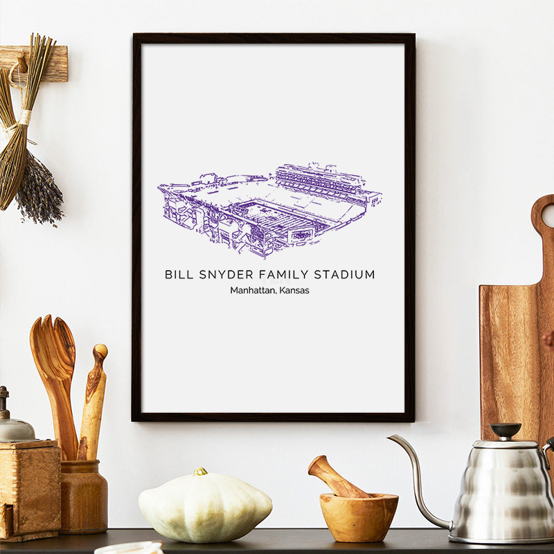 Bill Snyder Family Stadium-Kansas State Wildcats football, College Football Frame