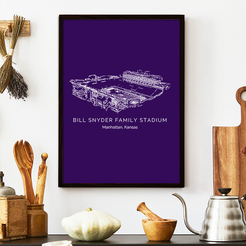 Bill Snyder Family Stadium-Kansas State Wildcats football, College Football Frame