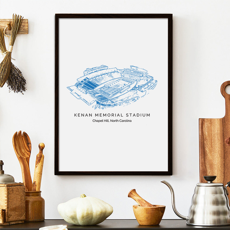 Kenan Memorial Stadium-North Carolina Tar Heels football, College Football Frame