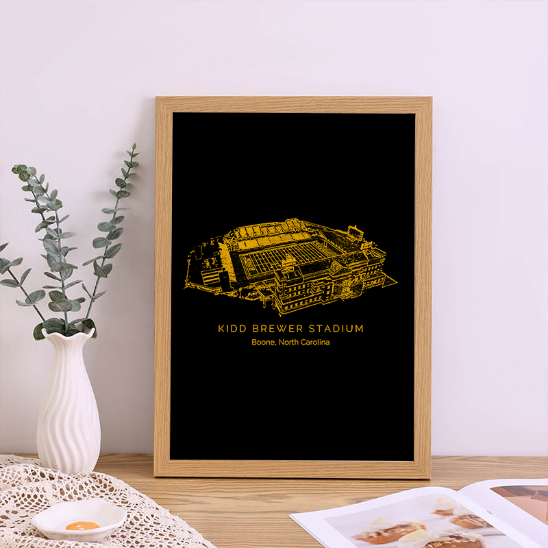 Kidd Brewer Stadium-Appalachian State Mountaineers football, College Football Frame