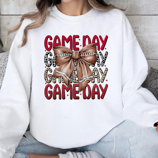 Georgia Southern Eagles football Game Day Football Bow-Knot Sweatshirt