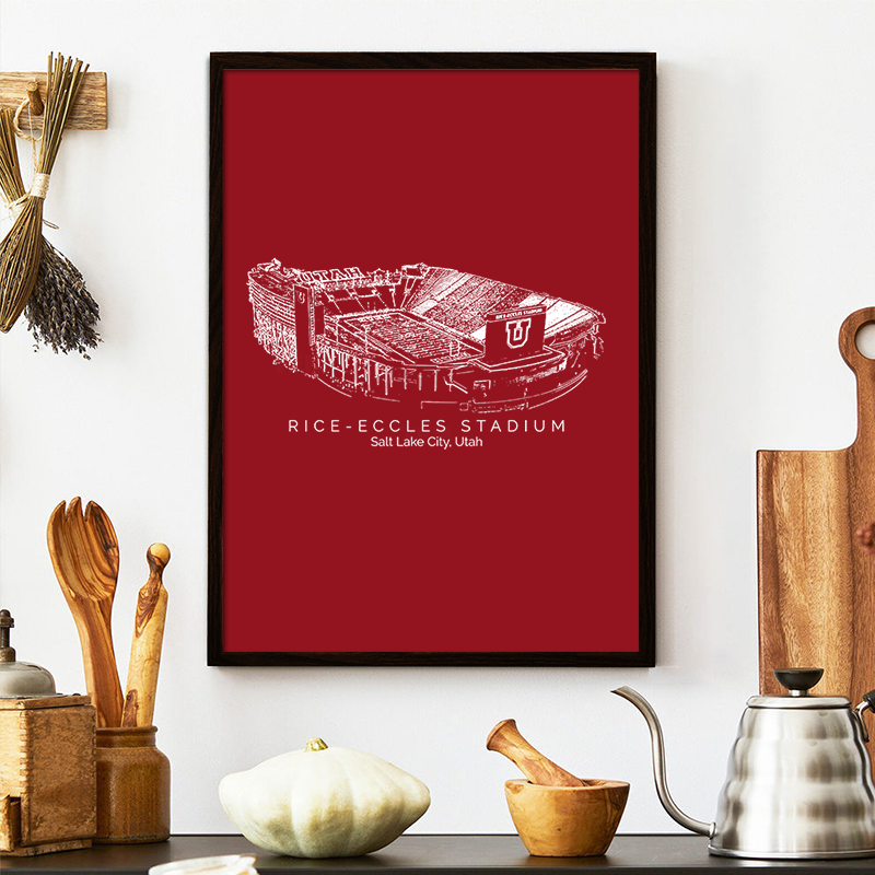 Rice–Eccles Stadium -Utah Utes football, College Football Frame