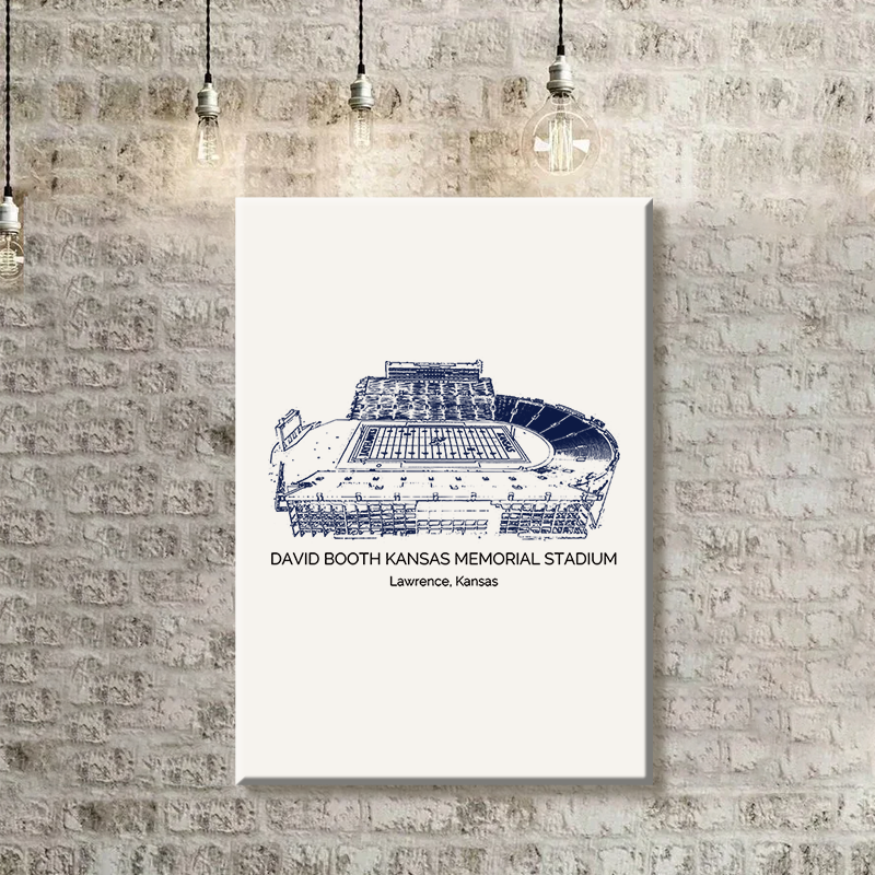 David Booth Kansas Memorial Stadium-Kansas Jayhawks football, College Football Frame