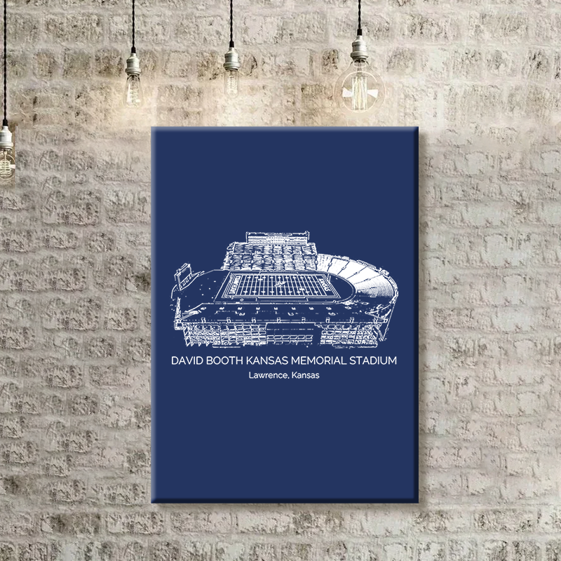 David Booth Kansas Memorial Stadium-Kansas Jayhawks football, College Football Frame