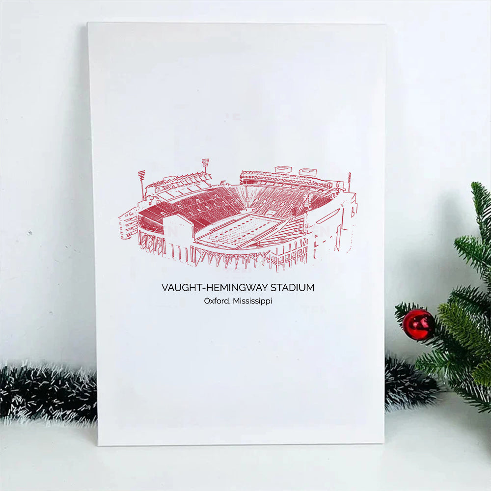 Vaught–Hemingway Stadium - Ole Miss Rebels football, College Football Frame