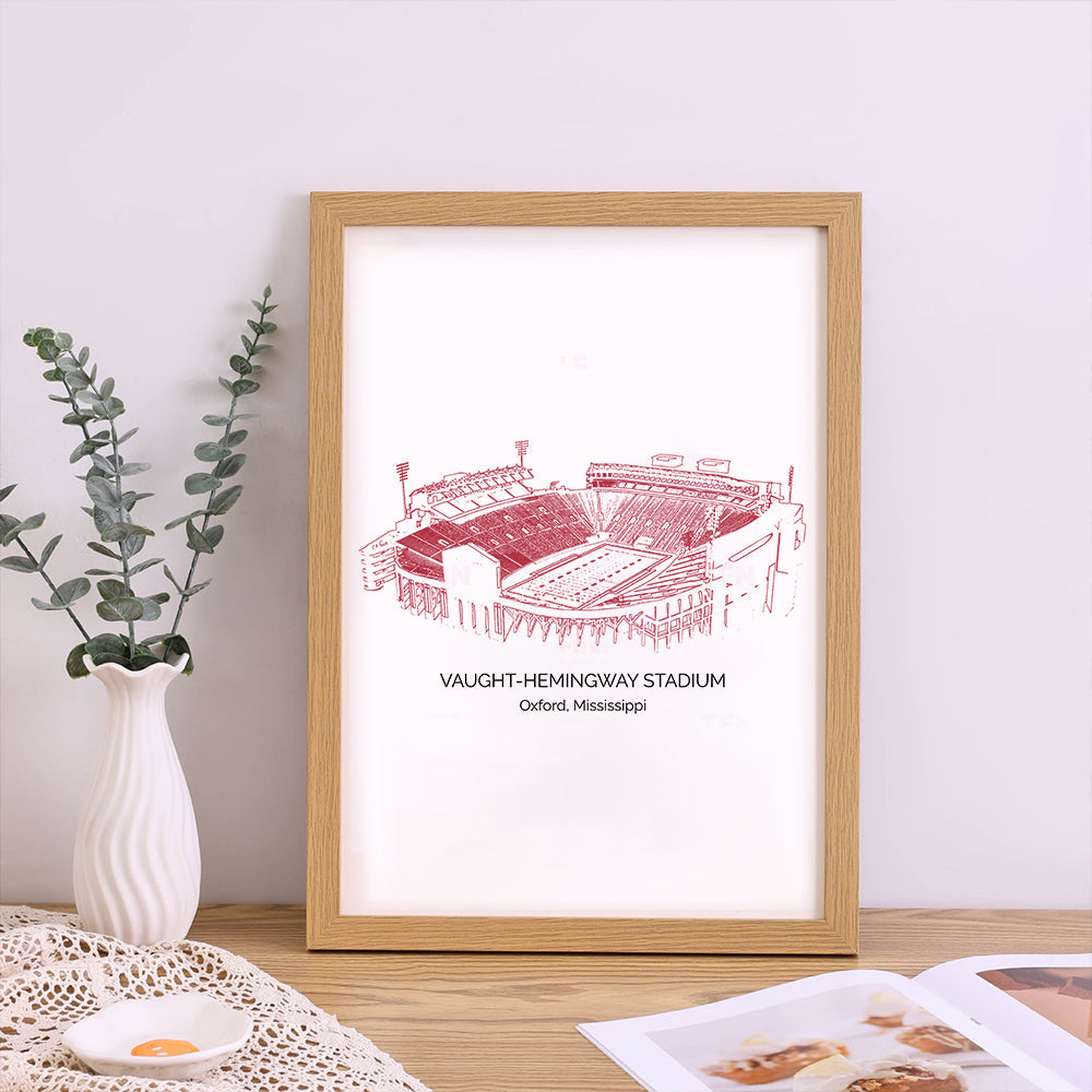 Vaught–Hemingway Stadium - Ole Miss Rebels football, College Football Frame