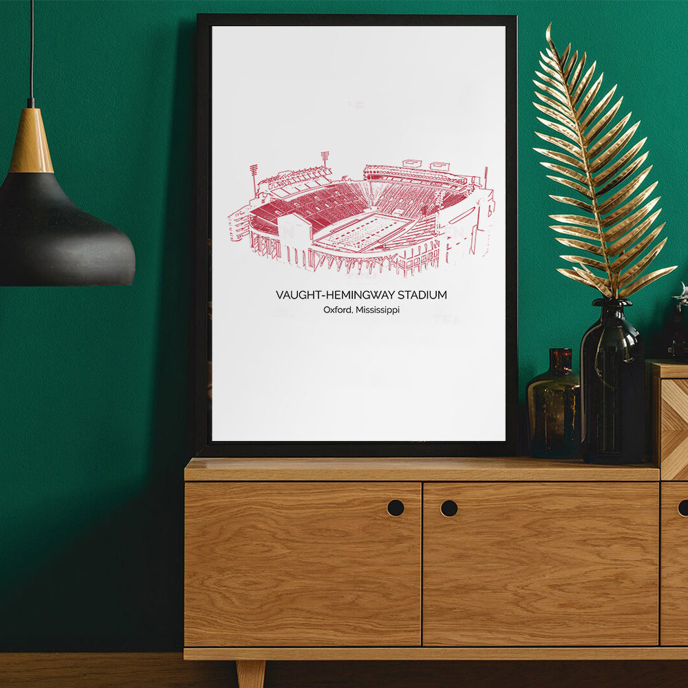 Vaught–Hemingway Stadium - Ole Miss Rebels football, College Football Frame