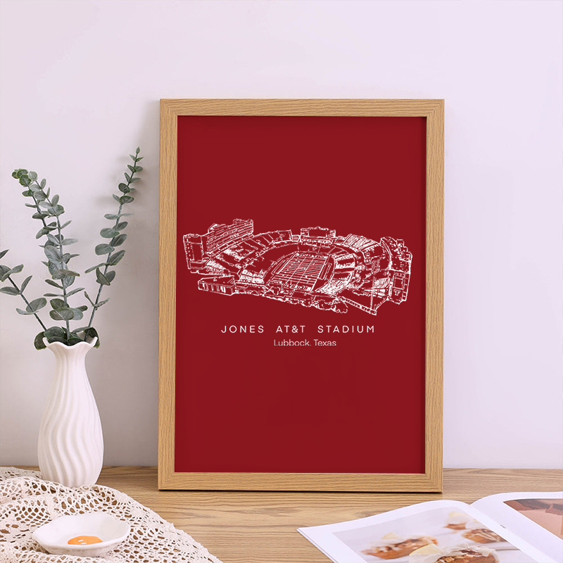 Jones AT&T Stadium-Texas Tech Red Raiders football, College Football Frame