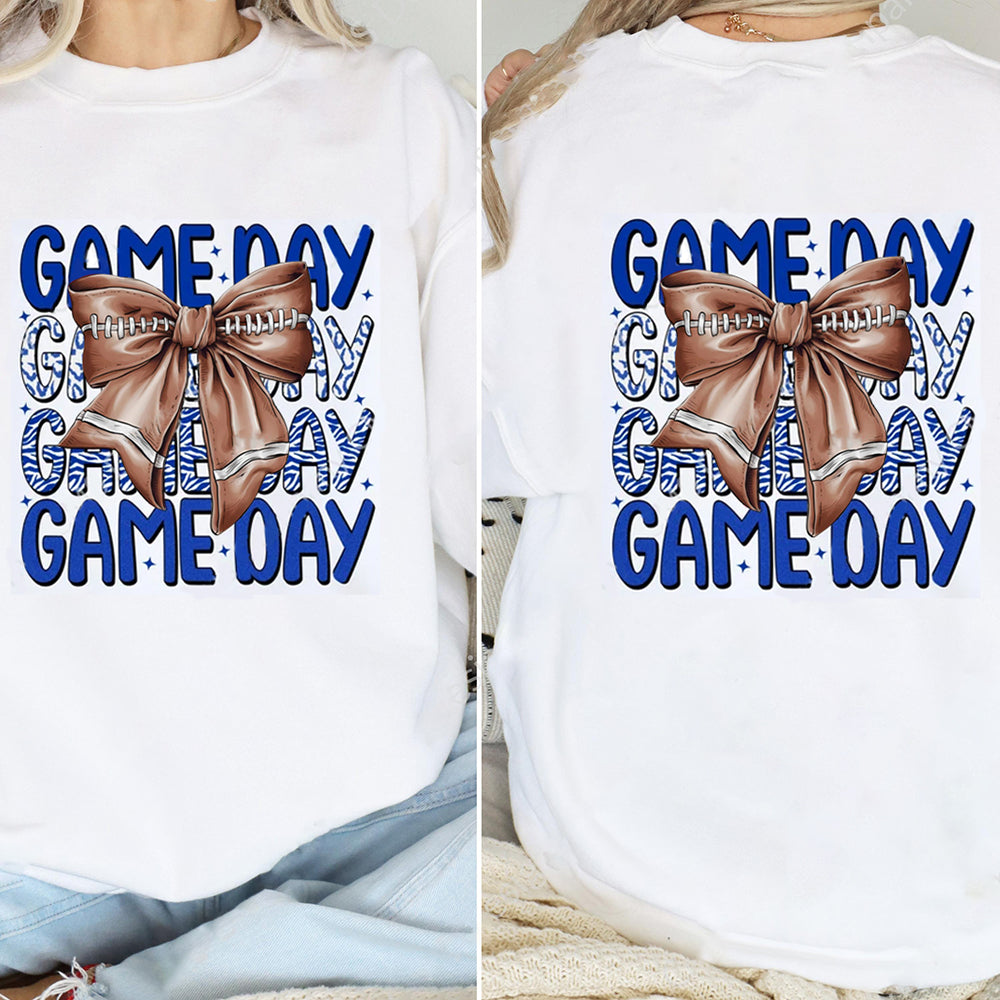 Kentucky Wildcats football Game Day Football Bow-Knot Sweatshirt