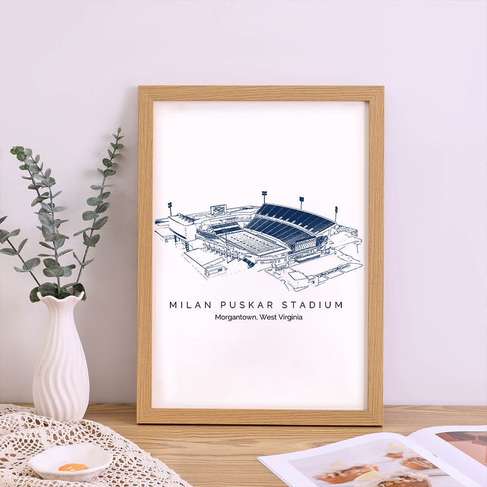 Milan Puskar Stadium - West Virginia Mountaineers football, College Football Frame