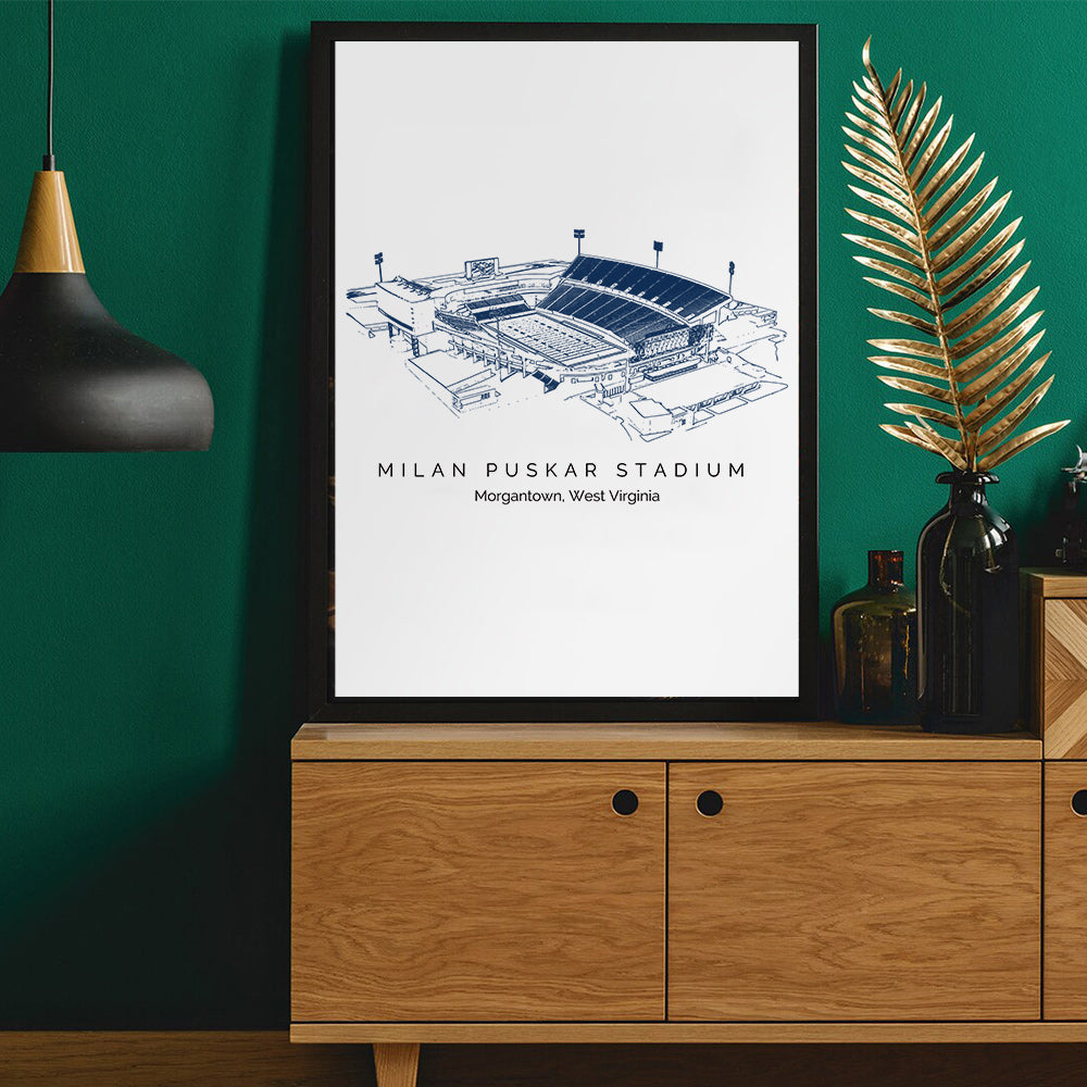 Milan Puskar Stadium - West Virginia Mountaineers football, College Football Frame