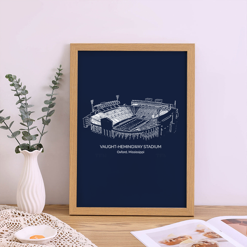 Vaught–Hemingway Stadium - Ole Miss Rebels football, College Football Frame