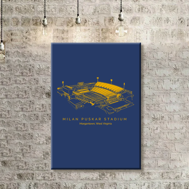 Milan Puskar Stadium - West Virginia Mountaineers football, College Football Frame