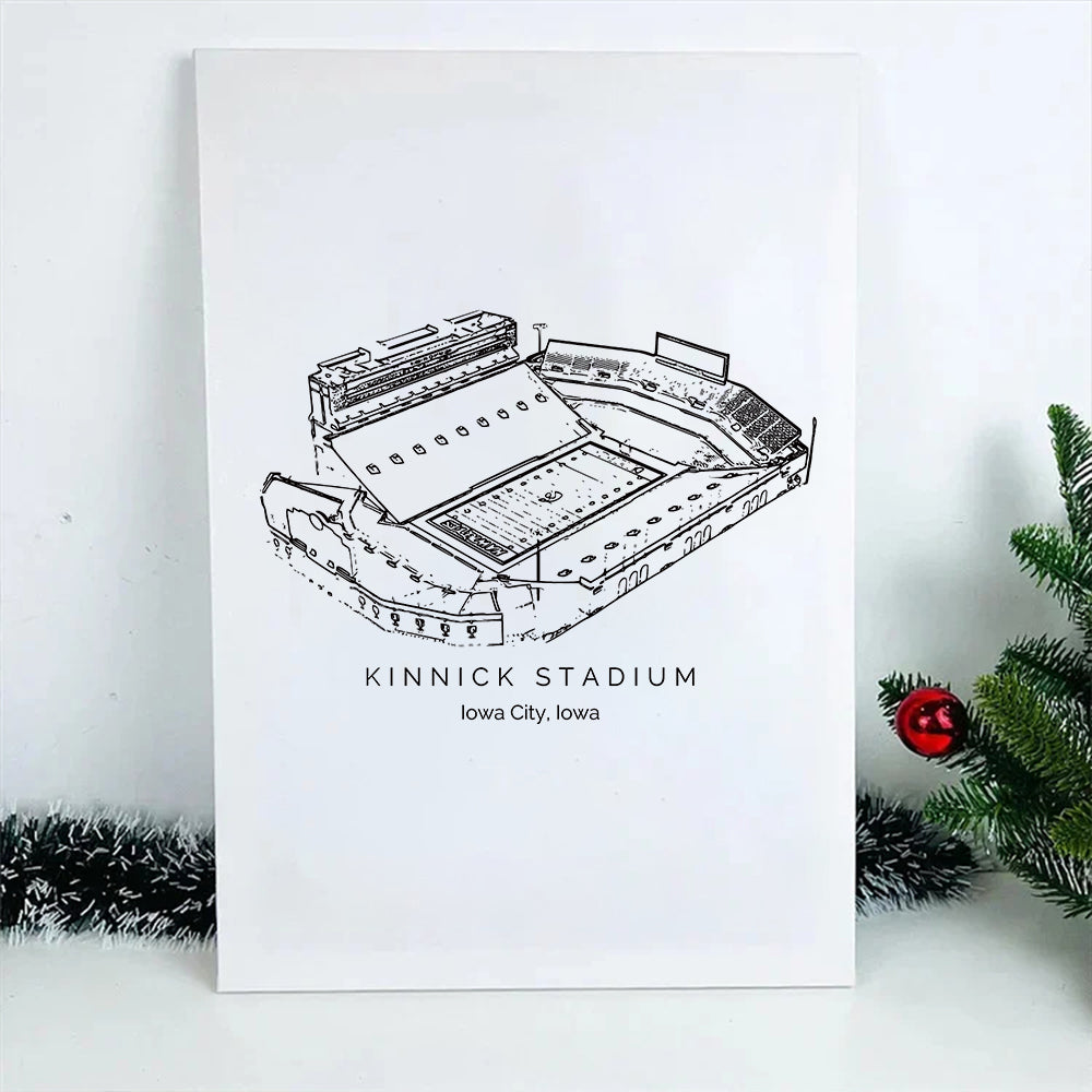 Kinnick Stadium - Iowa Hawkeyes football, College Football Frame