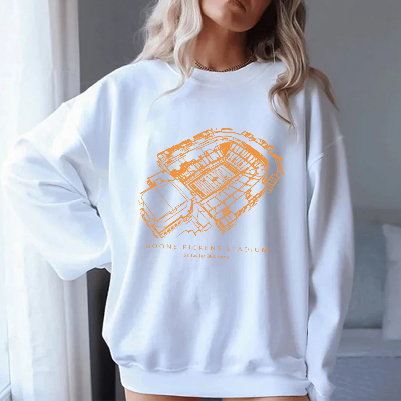 Oklahoma State Stadium Unisex Crewneck Sweatshirt