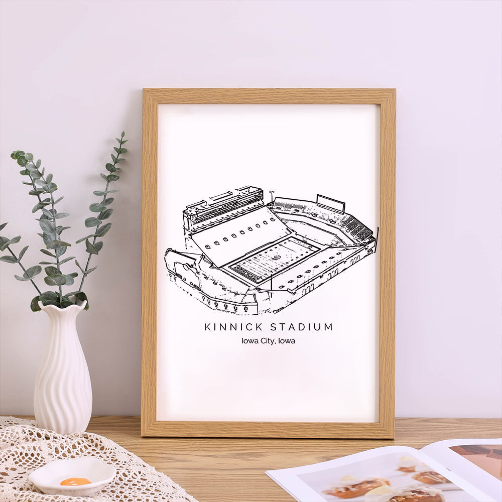 Kinnick Stadium - Iowa Hawkeyes football, College Football Frame