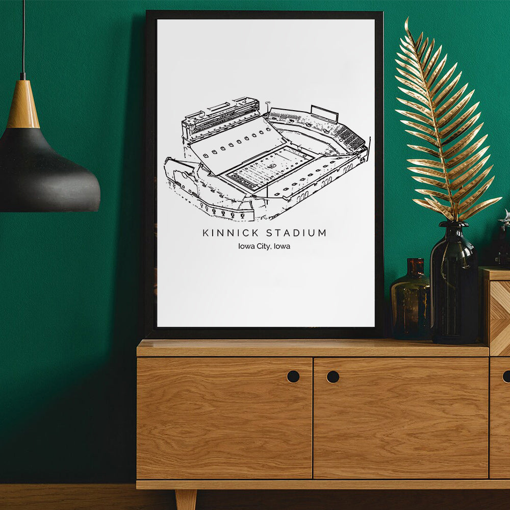 Kinnick Stadium - Iowa Hawkeyes football, College Football Frame