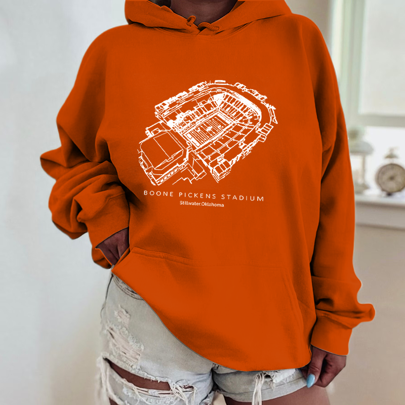 Oklahoma State Stadium Unisex Crewneck Sweatshirt