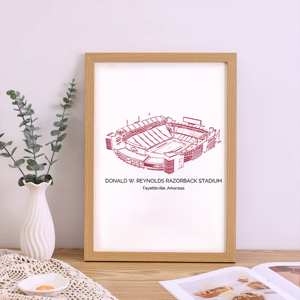 Donald W. Reynolds Razorback Stadium - Arkansas Razorbacks football, College Football Frame