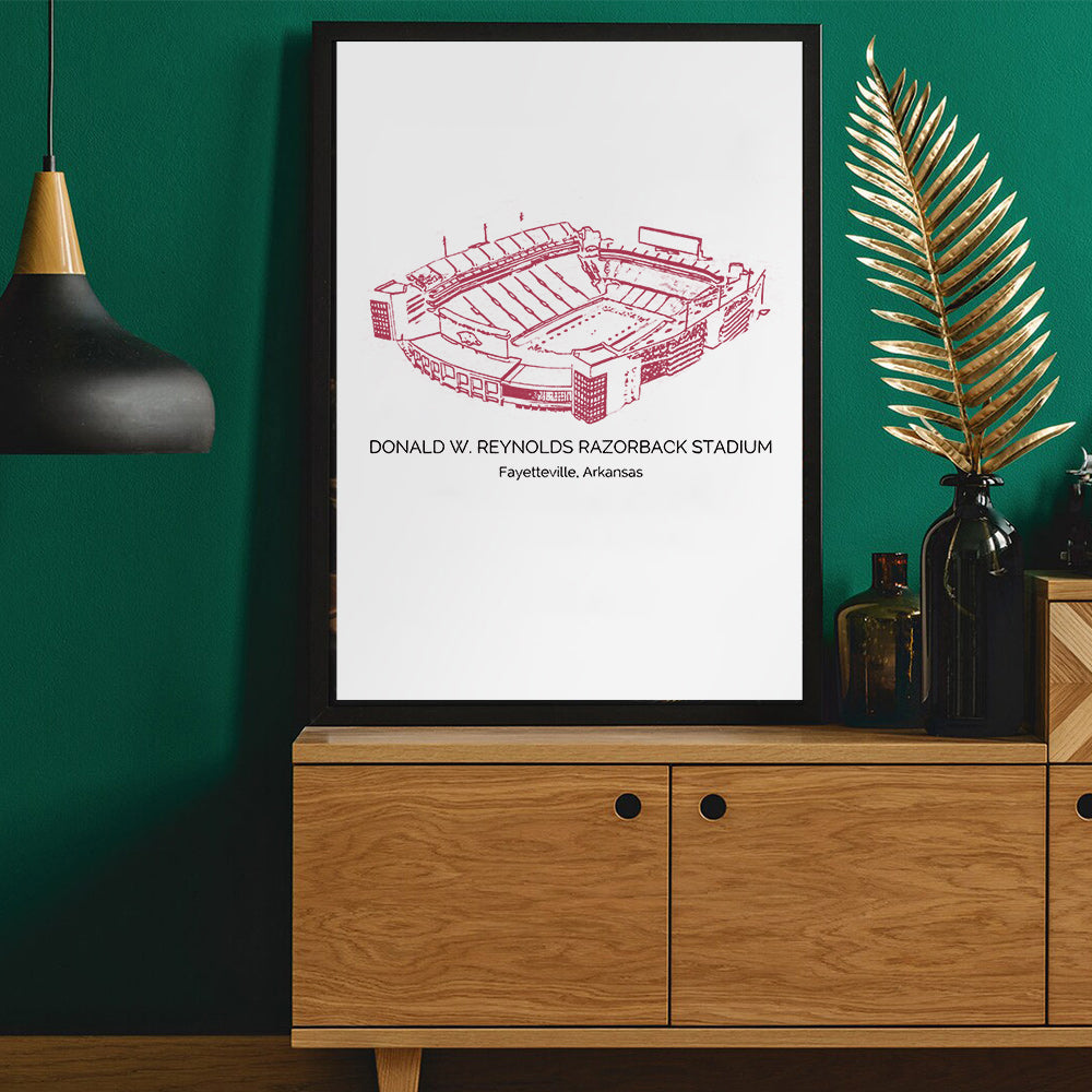 Donald W. Reynolds Razorback Stadium - Arkansas Razorbacks football, College Football Frame