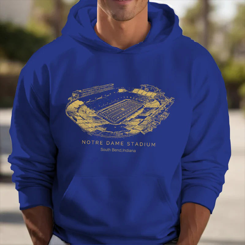 Notre Dame Stadium - University of Notre Dame, Crewneck Sweatshirt