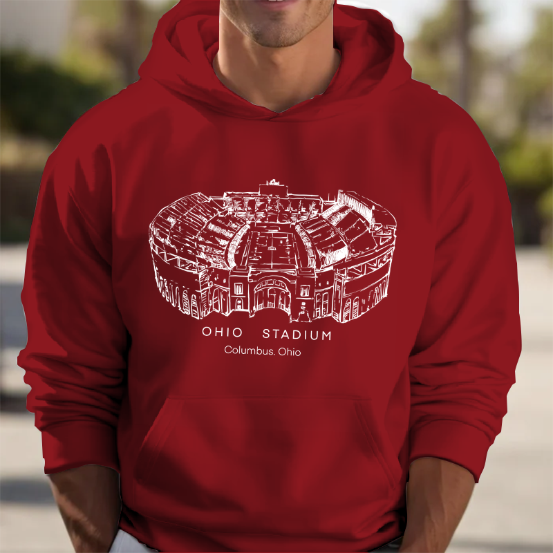 Ohio State University Stadium Unisex Crewneck Sweatshirt