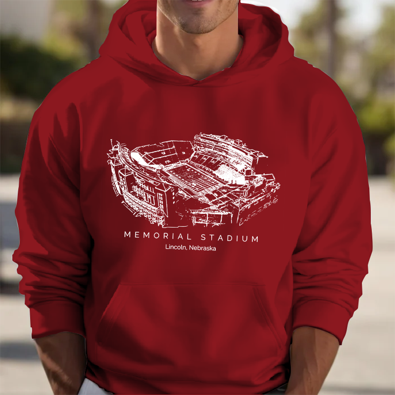 University of Nebraska Stadium Unisex Crewneck Sweatshirt