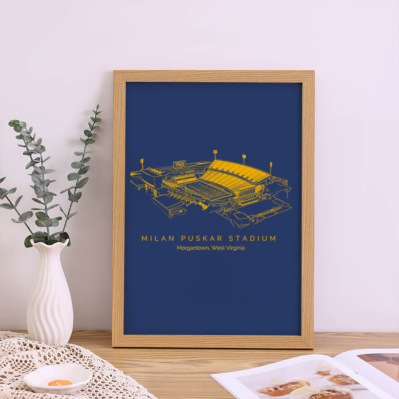 Milan Puskar Stadium - West Virginia Mountaineers football, College Football Frame