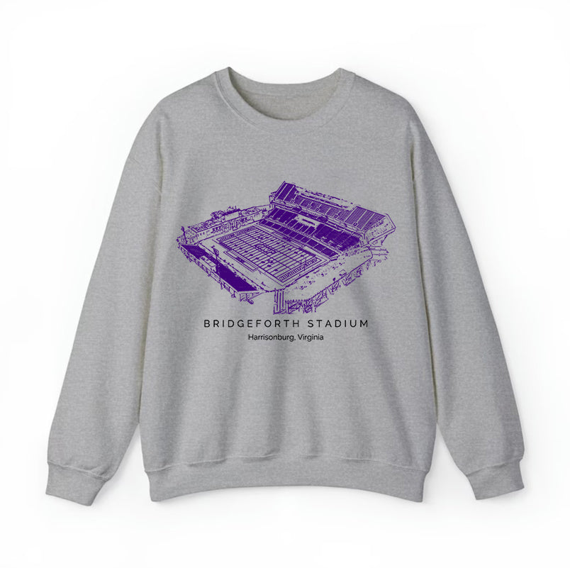 Bridgeforth Stadium James Madison University Unisex Crewneck Sweatshirt